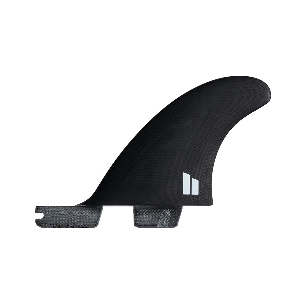 FCS2 | Power Twin PG LGE - XLG Twin + Stabiliser Tri Fin Set. Black/White